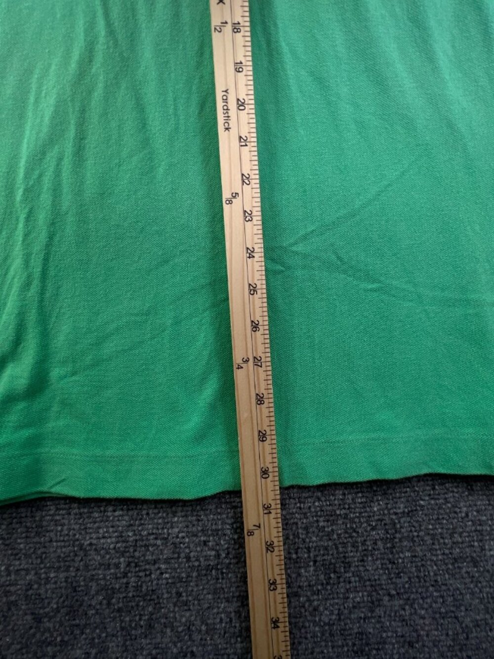 Vineyard Vines Short Sleeve Polo Shirt Men’s Solid Green Pullover Cotton Large - Picture 4 of 15